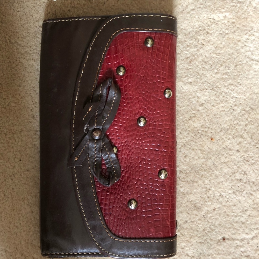 Sofia c wallet Italian made leather. Card slots